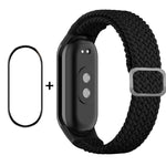 Set proteggi schermo e cinturino nylon per Xiaomi Mi Band 8