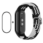 Set proteggi schermo e cinturino nylon per Xiaomi Mi Band 8