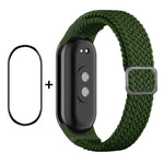 Set proteggi schermo e cinturino nylon per Xiaomi Mi Band 8