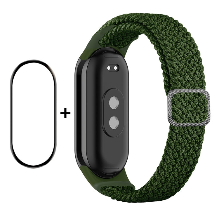 Set proteggi schermo e cinturino nylon per Xiaomi Mi Band 8