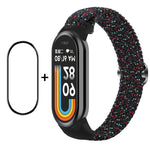 Set proteggi schermo e cinturino nylon per Xiaomi Mi Band 8