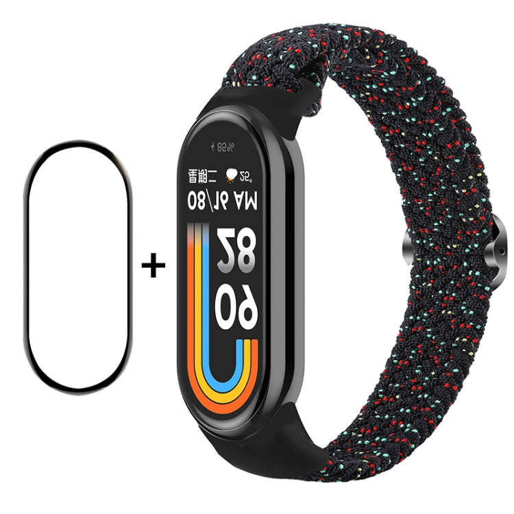 Set proteggi schermo e cinturino nylon per Xiaomi Mi Band 8