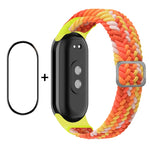 Set proteggi schermo e cinturino nylon per Xiaomi Mi Band 8