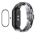 Set proteggi schermo e cinturino nylon per Xiaomi Mi Band 8