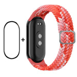 Set proteggi schermo e cinturino nylon per Xiaomi Mi Band 8