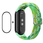 Set proteggi schermo e cinturino nylon per Xiaomi Mi Band 8