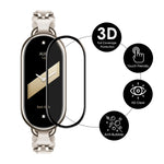 Set proteggi schermo e cinturino nylon per Xiaomi Mi Band 8