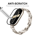 Set proteggi schermo e cinturino nylon per Xiaomi Mi Band 8
