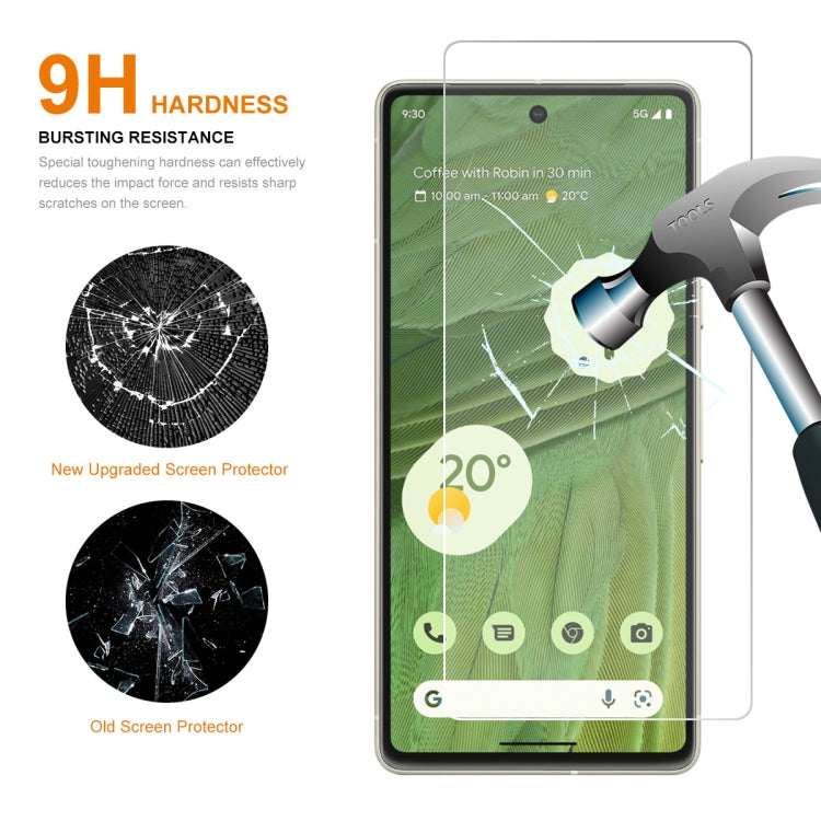 Per Google Pixel 7A ENKAY 0.26mm 9H 2.5D Pellicola in vetro temperato ad alta alluminio-silicio, 1pc, 2pcs, 5pcs, 10pcs