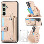 Custodia portafoglio con supporto e attrezzi per Galaxy S25 5G