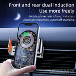 Caricabatteria da auto wireless 15W con sensore a infrarossi
