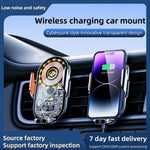 Caricabatteria da auto wireless 15W con sensore a infrarossi