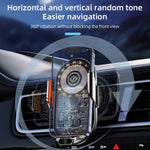 Caricabatteria da auto wireless 15W con sensore a infrarossi