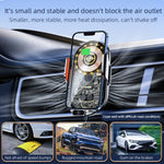 Caricabatteria da auto wireless 15W con sensore a infrarossi