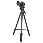 Yunteng VCT-3000 Supporto professionale per treppiede in alluminio con testa panoramica, VCT-3000