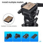 Yunteng VCT-3000 Supporto professionale per treppiede in alluminio con testa panoramica, VCT-3000