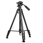 Treppiede in alluminio con testa idraulica professionale YUNTENG VCT-6006, VCT-6006