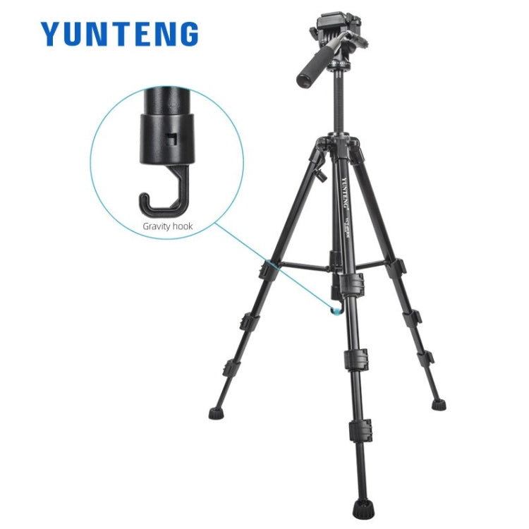 Treppiede in alluminio con testa idraulica professionale YUNTENG VCT-6006, VCT-6006