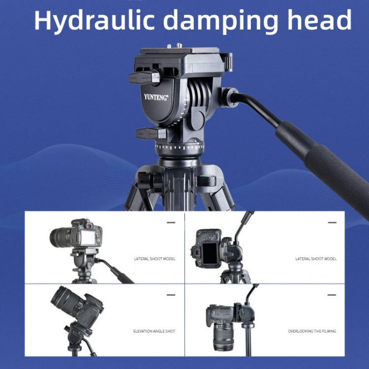 Treppiede in alluminio con testa idraulica professionale YUNTENG VCT-6006, VCT-6006