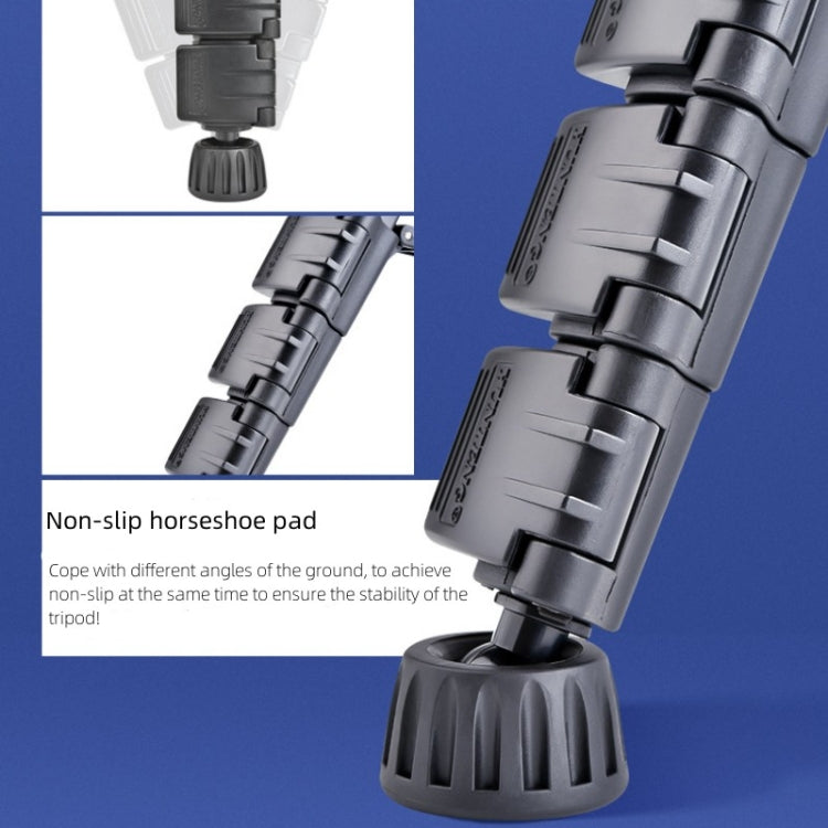Treppiede in alluminio con testa idraulica professionale YUNTENG VCT-6006, VCT-6006