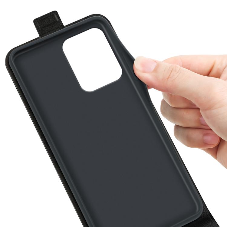 Custodia per telefono in pelle con vibrazione verticale singola R64 Texture, For OPPO Reno13 F
