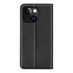 Custodia in pelle per iPhone 15 con supporto