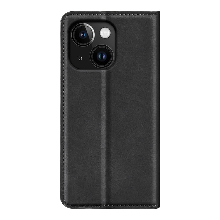 Custodia in pelle per iPhone 15 con supporto