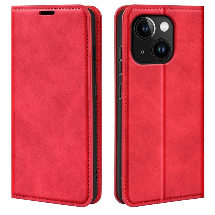 Custodia in pelle per iPhone 15 con supporto
