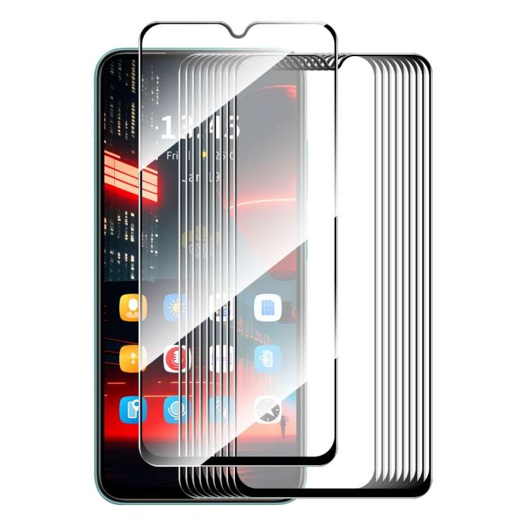 Pellicola vetro temperato 10 pezzi per Xiaomi compatibili
