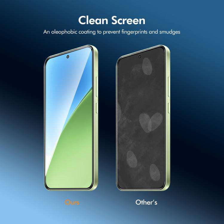 Pellicola vetro temperato 10 pezzi per smartphone compatibili