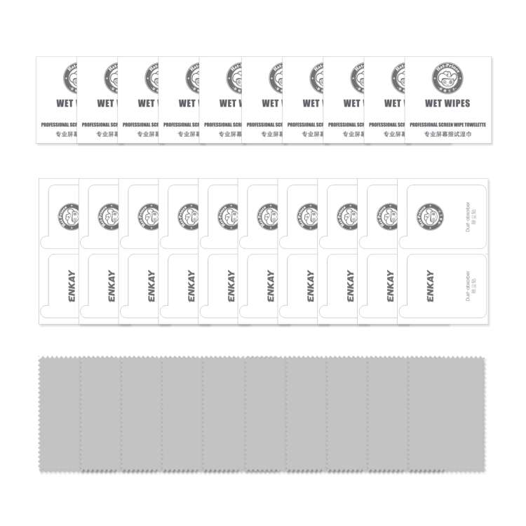 Pellicola vetro temperato 10 pezzi per Xiaomi compatibili