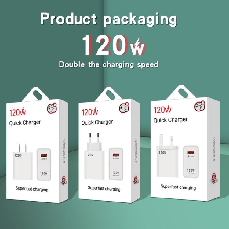 Caricabatterie USB 120W compatibile Xiaomi 12/12 Pro e Huawei