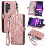 Custodia portafoglio con cerniera per Samsung Galaxy