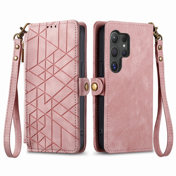Custodia portafoglio con cerniera per Samsung Galaxy