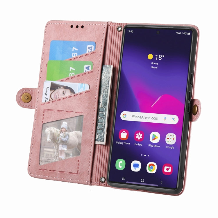 Custodia portafoglio con cerniera per Samsung Galaxy