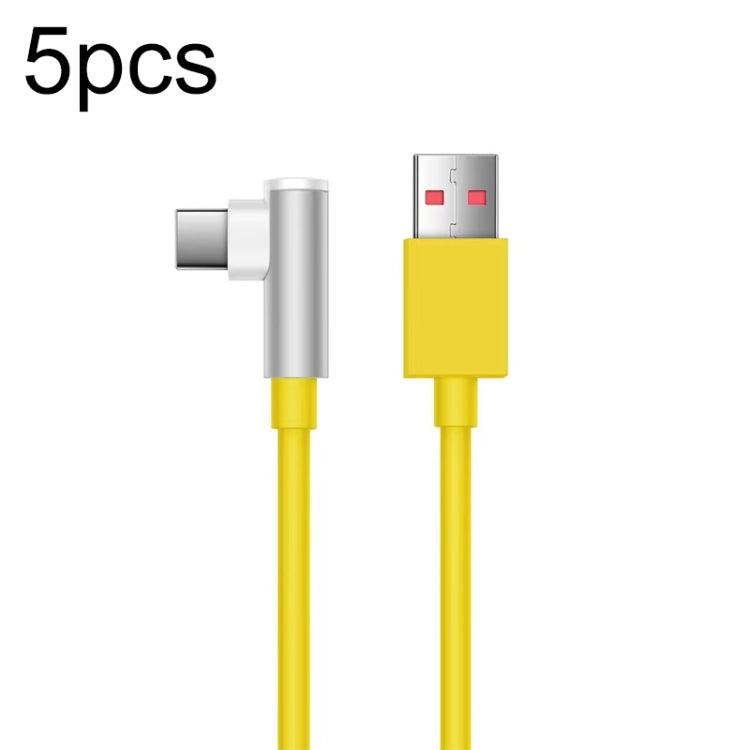 Cavo USB A a Type-C 1 metro gomito ricarica rapida