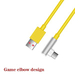 Cavo USB A a Type-C 1 metro gomito ricarica rapida