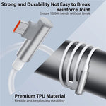 Cavo USB A a Type-C 1 metro gomito ricarica rapida