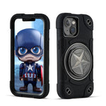Custodia in silicone ibrida per iPhone 14 e 14 Pro Max