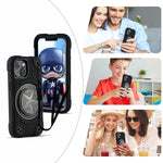 Custodia in silicone ibrida per iPhone 14 e 14 Pro Max
