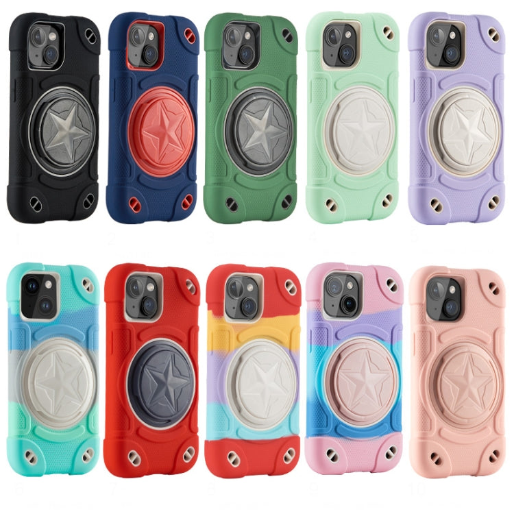 Custodia in silicone ibrida per iPhone 14 e 14 Pro Max