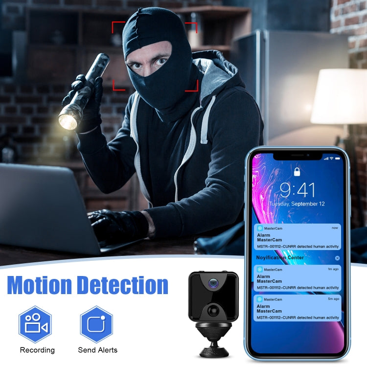 Telecamera di sicurezza wireless R7 WiFi HD con visione notturna