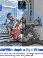 Telecamera di sicurezza wireless R7 WiFi HD con visione notturna