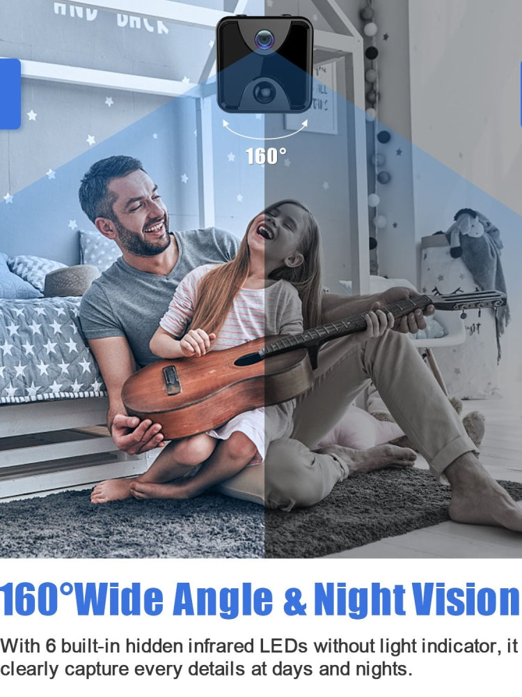 Telecamera di sicurezza wireless R7 WiFi HD con visione notturna