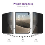 ENKAY ENKAY Hat-Prince Pellicola a schermo intero in vetro temperato anti-sbirciatina da 28 gradi, For iPhone 17 Pro Max, For iPhone 17 Pro, For iPhone 17, For iPhone Air, For iPhone 16 Pro Max, For iPhone 16 Pro, For iPhone 16 Plus, For iPhone 16     ...