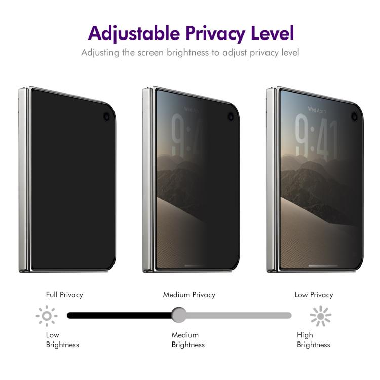 ENKAY ENKAY Hat-Prince Pellicola a schermo intero in vetro temperato anti-sbirciatina da 28 gradi, For iPhone 17 Pro Max, For iPhone 17 Pro, For iPhone 17, For iPhone Air, For iPhone 16 Pro Max, For iPhone 16 Pro, For iPhone 16 Plus, For iPhone 16     ...