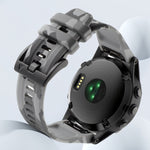 Cinturino in silicone mimetico da 22 mm, For Garmin Forerunner 955, For Garmin Descent G1, For Garmin  Instinct 2 Solar