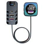 Caricabatterie rapido auto multiporta 75W con Bluetooth