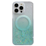 Custodia per telefono in TPU trasparente ibrida MagSafe Glitter, For iPhone 12 Pro Max, For iPhone 12 Pro, For iPhone 11 Pro Max, For iPhone 11