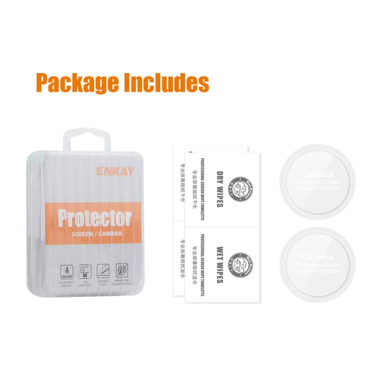 2pz ENKAY 0.2mm 9H Pellicola proteggi schermo in vetro temperato per orologio, For Samsung Galaxy Watch Ultra 47mm / Ultra 2025, For Samsung Galaxy Watch8 44mm, For Samsung Galaxy Watch8 40mm, For Samsung Galaxy Watch6 Classic / Ultra 47mm             ...